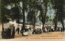 Les Pyrénées Ariegeoises  AX Les THEMES  Promenade Du Coiloiubret Et Le Casino  Animée Colorisée   Labouche RV - Ax Les Thermes