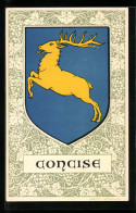 Künstler-AK Concise, Wappen  - Genealogy