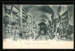 AK Palermo, Le Catacombe Dei Cappuccini, Tod  - Funerali