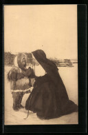 AK Alaska, Missions Des Ursulines De L`Union Romaine, Ursuline Missionnaire Avec Maggy  - Other & Unclassified