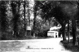 Verneuil Sur Seine. Le Chemin Du Bois,  Tampon Des Archives Municipales De Verneuil Sur Seine. - Verneuil Sur Seine