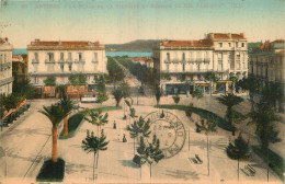 06 - ANTIBES  - LA PLACE DE LA VICTOIRE ET AVENUE DU ROI  ALBERT 1er - LL - Autres & Non Classés