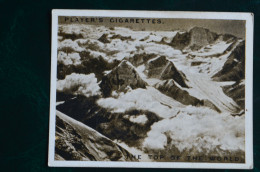 Everest 1924 6x8cm Player Cigarettes Card The Top Of The World Himalaya  Alpinisme Escalade Mountaineering - Player's