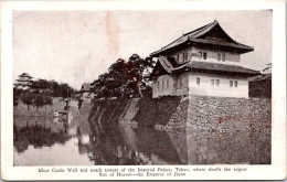 RED STAR LINE : Yokohama Japan - Moat Castle Wall And Watch Tower - From Serie SS Belgenland Arrived Cable - Paquebots