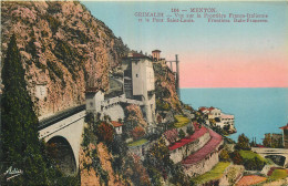 06 -  MENTON - GRIMALDI - VUE SUR LA FRONTIERE - Menton