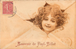 2 Superbes Cpa 52 FAYL-FAYS-BILLOT. Jeune Fille Dans Carte Postale Et Souvenir 1907 Cartes Assez Rares... - Fayl-Billot