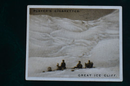 Everest 1924 6x8cm Player Cigarettes Card Great Ice Cliff Himalaya  Alpinisme Escalade Mountaineering - Player's