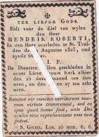 Hendrik Roberti :  Sint-Truiden 1757 - 1823 - Images Religieuses