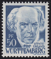 Württemberg 24y Freimarke 50 Pf. ** - Württemberg