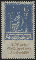233 Alters- Und Kinderhilfe 6+4 Mark, ** - Unused Stamps