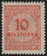 318AP Kreis Mit Rosetten-Muster 10 Mio M, ** Postfrisch - Unused Stamps