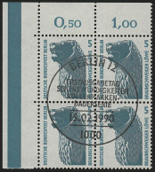 863 SWK 5 Pf Eck-Vbl. Ol ESST Berlin - Used Stamps