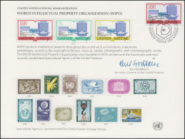 UNO Erinnerungskarte EK 11 Geistiges Eigentum 1977, Genf-FDC 11.3.1977 - Other & Unclassified