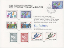 UNO Erinnerungskarte EK 18 Wirtschafts- Und Sozialrat 1980, Genf-FDC 21.11.1980 - Altri & Non Classificati
