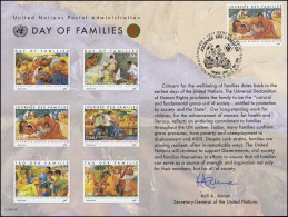 UNO Erinnerungskarte EK 61 Tag Der Familie 2006, Genf-FDC 27.5.2006 - Altri & Non Classificati