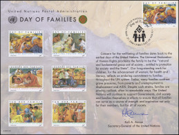 UNO Erinnerungskarte EK 61 Tag Der Familie 2006, NY-FDC 27.5.2006 - Sonstige & Ohne Zuordnung