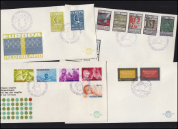 856-870 Niederlande-Jahrgang 1966 Auf 4 FDC, NVPH-Nummer 78-81 - Other & Unclassified