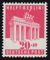 Bizone 102E Berlin-Hilfe 20 Pf. ** Postfrisch - Postfris