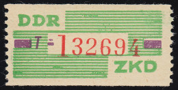 24-T Dienst-B, Billet Rot Auf Grün, ** Postfrisch - Mint