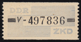 26-V Dienst-B, Billet Schwarz Auf Blau, ** Postfrisch - Nuevos