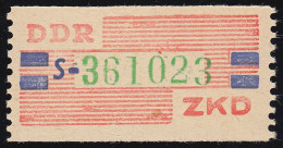 27-S Dienst-B, Billet Grün Auf Zinnober, ** Postfrisch - Mint