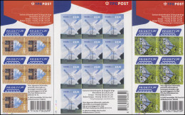 2278-2280 Bauwerke Windkraftanlage Wohnhaus Treibhaus 2005, 3 Folienblätter ** - Andere & Zonder Classificatie