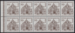 HBl. 12a Aus MH 4 Zwinger Dresden, RLV II Oben, ** - Zusammendrucke