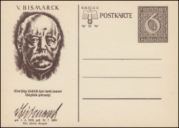 Sonderpostkarte P 285 WHW 1939 - V. Bismarck, Ungebraucht - Altri & Non Classificati