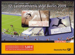 80 MH Leichtathletik-Weltmeisterschaft Berlin 2009 - Erstverwendungsstempel Bonn - 2001-2010