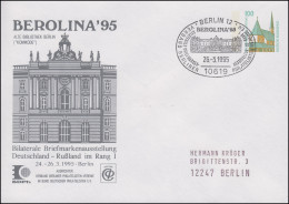 PU 290 BEROLINA Deutschland - Russland, SSt Berlin Alte Bibliothek 26.3.1995 - Buste Private - Nuovi