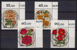 1150-1153 Wofa Gartenrosen, 4 Werte Komplett - Satz Mit KBWZ O FfM - Used Stamps