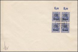 Militärverwaltung Rumänien Nr. 2 Als OR-Viererblock Auf Vorlage BUKAREST 26.9.17 - Occupation 1914-18