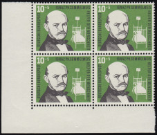 244 Kinderpflege 10+5 Pf Semmelweis ** Eck-Vbl U.l. Zähnung 0-1 - Unused Stamps