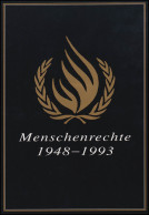 Philatelistische Dokumentation: UN-Weltkonferenz über Menschrechte Wien 1993 - UNO