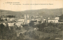 07 - LA LOUVESC - VUE GENERALE AU DESSUS DU BOULEVARD DES ELEGANTS - La Louvesc