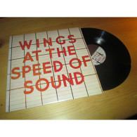 WINGS At The Speed Of Sound PAUL MCCARTNEY / BEATLES - EMI France Lp 1976 - Rock