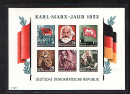 DDR. Mi.-Nr. Block 8 B Block Karl-Marx Block, Postfrisch. - Other & Unclassified