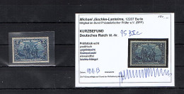 DR. Mi.-Nr. 95 B IIb Postfrisch  KB. Jäschke-LBPP. - Other & Unclassified