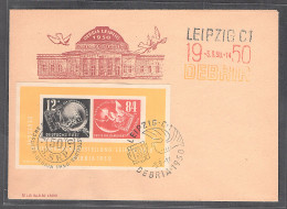 DDR. Mi.-Nr.  Block 7  Auf Brief. - Lettres & Documents