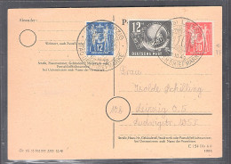 DDR. FDC. Mi.-Nr. 245 Auf Karte ,it Mi.-Nr. 243-244. - Other & Unclassified