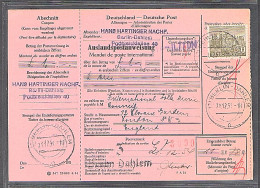 Berlin, EF. Mi.-Nr. 53 Auf Auslandspostanweisung - Covers & Documents