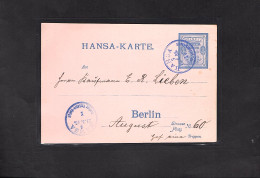 Privatpost, Hansa Berlin 2 Pf Ganzsache Karte, Gestempelt 26.8.86 - Posta Privata & Locale