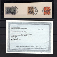 DR. Mi.-Nr. 258-260 Gestempelt Auf Briefstück, Befund Dr. OechsnerBPP: - Other & Unclassified