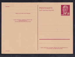 DDR. Ganzsache Mi.-Nr. P 61 I Ungebraucht. - Lettres & Documents