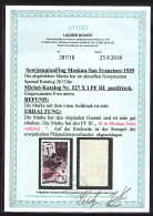 SU. Flug Moskau-SF 1935, Mi-Nr. 527 X I Mit PF. III, Postfrisch, FA. Hovest - Sonstige & Ohne Zuordnung