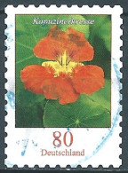 ALLEMAGNE ALEMANIA GERMANY DEUTSCHLAND BUND 2019 BLUMEN FLOWERS: NASTURTIUM  S/A USED MI 3482 YT 3266 SN 3112 SG Y3372a - Used Stamps