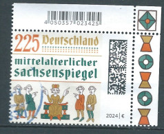 ALLEMAGNE ALEMANIA GERMANY DEUTSCHLAND BUND  2024 THE MIRROR OF THE SAXONS USED MI 3815 - Used Stamps