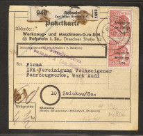 SBZ, Mi.-Nr. 192 MeF Auf Paketkarte. - Other & Unclassified