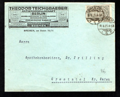 DR. Reklame-Brief,Drogen-Chemikalien, Theo. Teichgraber, Berlin. - Autres & Non Classés