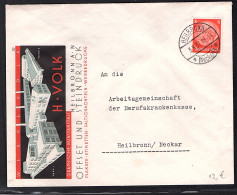 DR. Reklame-Brief, Plakate-Etiketten_Werbedrucke, H. Volk, Heilborn. - Other & Unclassified